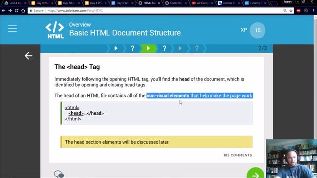 SoloLearn HTML 1
