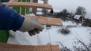 Как быстро и ровно оформить свес крыши!