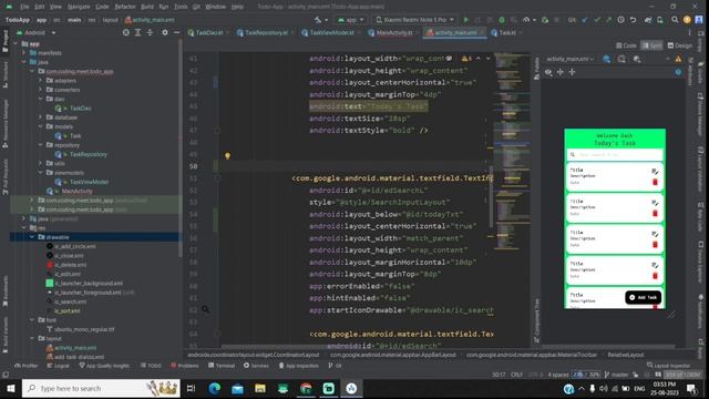 TODO/Note App - 13 | MVVM | Room DB | Sort By Task | Android Studio Kotlin
