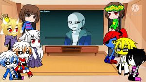 Undertale reacts to Sans vs Fandom