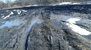 Ужасное состояние дороги на ул. Заречной с. Горлово, Скопинского района, Рязанской области