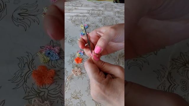 DIY\ цветы вязаные крючком/декор для скрапбукинга своими руками/flowers crochet scrapbooking смотреть онлайн