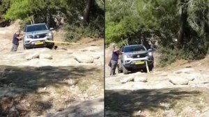 SsangYong New Rexton G4 2018 test drive off road in the mount