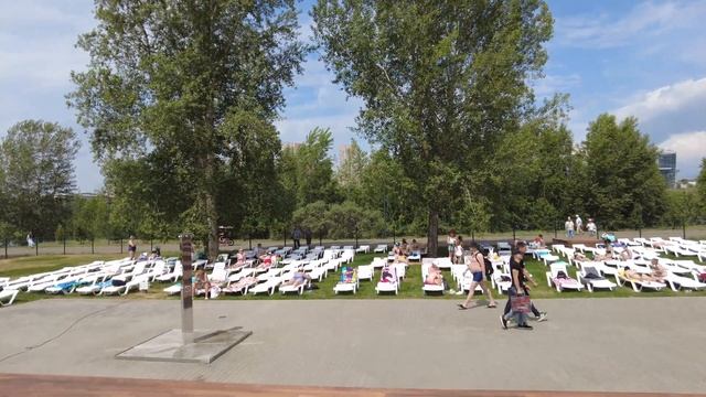 Обзор пляжного комплекса на острове Татышев в Красноярске