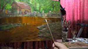 ЛЕССИРОВКА В ЖИВОПИСИ МАСЛОМ LESSIROVKA IN OIL PAINTING