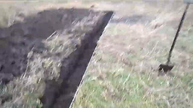 Копание траншеи для фундамента смотреть онлайн