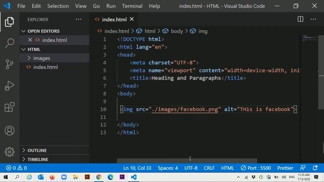 HTML tutorial for beginners   html img tag
