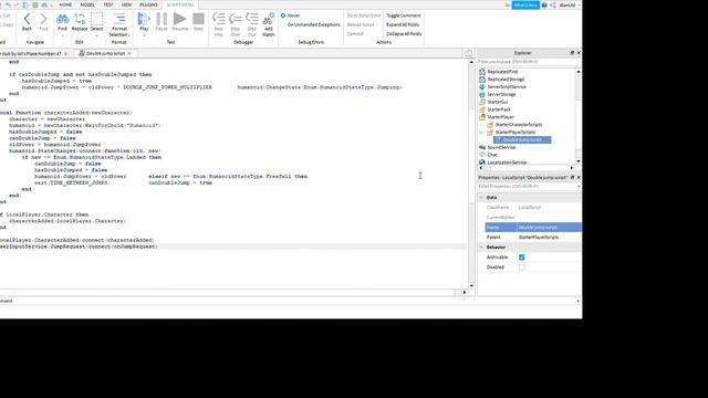 How to make double jump in roblox studio смотреть онлайн