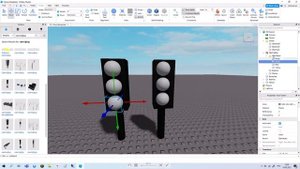 КАК СДЕЛАТЬ СВЕТОФОР В ROBLOX STUDIO?
