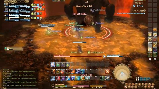 Final Fantasy XIV: A Realm Reborn Titan Boss Fight смотреть онлайн
