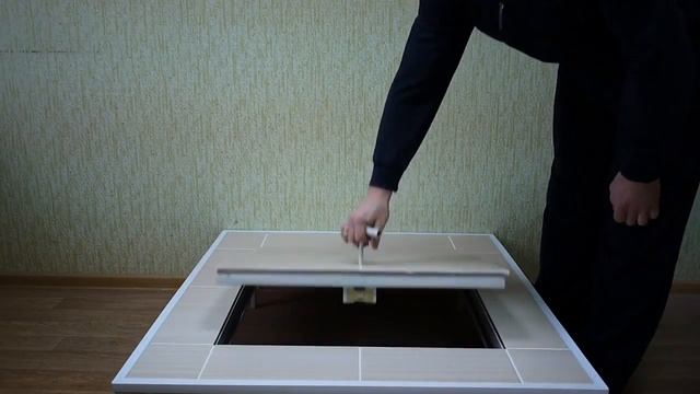 Напольный люк под плитку Stelc смотреть онлайн