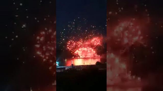 Салют на День Семьи Любви и Верности 8 июля 2022 в Муроме Полный вид смотреть онлайн