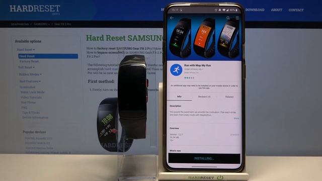 How to Install Apps in SAMSUNG Gear Fit 2 Pro – Download Appliations смотреть онлайн