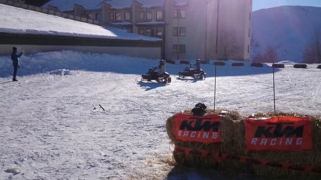 Gudauri Snowpark / Snowmobiling for kids from RIM Adventures www.rimadventure.com смотреть онлайн