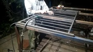 Изгородь для цветника холодная ковка.