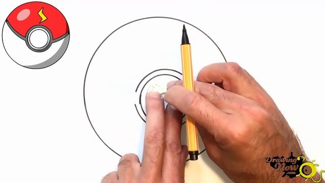 How to Draw a Pokeball from Pokemon Go - Pikachu Ball (NARRATED) смотреть онлайн