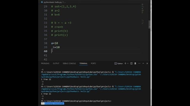 python Variable #variablesinpython #pythontutorial #pythonprogramming