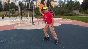 Push&Stop - лучшее стартовое упражнение для обучения катанию на роликах! И разгоняться, и тормозить
