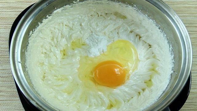 Торт творожный с творожным сыром