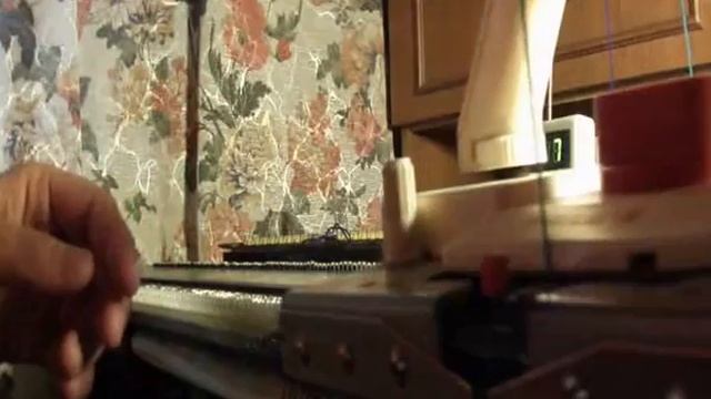 Жаккардовый узор "Норвежская звезда" На вязальной машине Нева-5