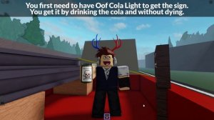 How to get the OOF COLA LIGHT & OOF COLA LIGHT PROTEST SIGN & BADGES in AN INFINITE ROAD TRIP Roblo