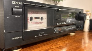 Стереокассетный проигрыватель Denon DRM-500 с технологией Dolby HX Pro-Япония-1989-по-1991-год