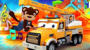 appMink School Bus | Fire Truck | Police Cars | Steam Train | monster trucks ESL video for kids