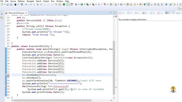 ExecutorService 04 | ExecutorService Java | Java ExecutorService | InvokeAny |ExecutorService Java смотреть онлайн