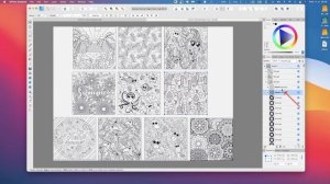 How to Create a Fun Summer Colouring Page Layout Bundle With 10 Vector Items For Your Craft Work