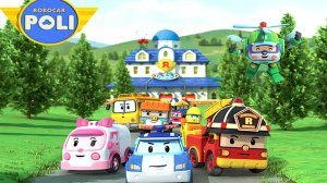 Мультфильм про машинки Поли Робокар - Знакомство ロボカーポリー 로보카 폴리.