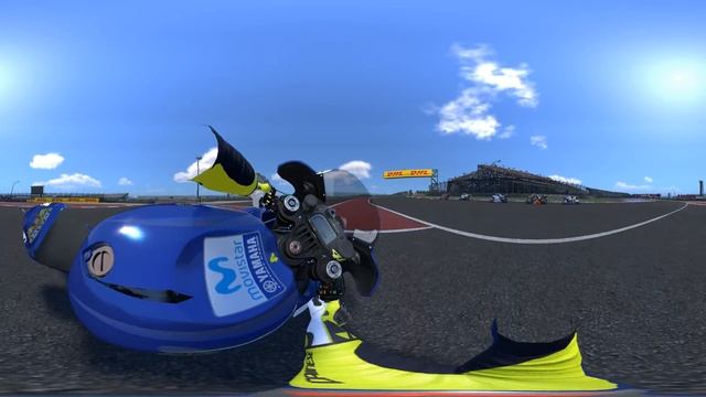 360°  Motorcycle Racing in First Person VR Video [Google Cardboard VR Experience] VR 360