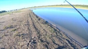 Ловим щуку в окрестностях Краснодара. Р. Псекупс. Поймали головля, оказался жерех)