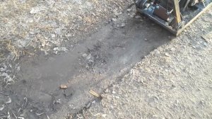 Самодельная виброплита,первый запуск.