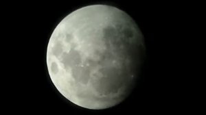 Moon Seen Through a Jason 750 76mm F9.9 Newtonian Telescope