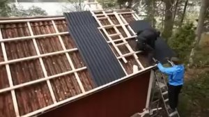 Монтаж еврошифера ондулайн