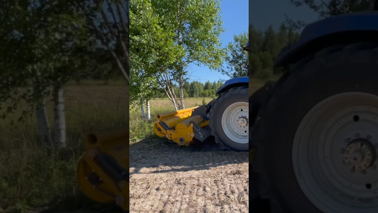 Расчистка залежный земель ротоватором #фермер #мульчер #ротоватор #agriculture