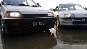 Honda Civic Shuttle '84 and EF '90