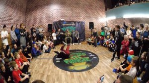 bboy Mad vs Ратмир vs bboy Fire vs Spider Man - брейкданс чемпионат TurtleFreeze Battle