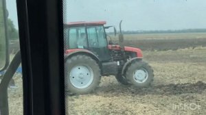 МТЗ 1222 пахота
