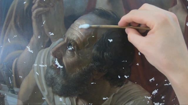 Restoration of the Last Supper painting. Реставрация картины "Тайная вечеря" смотреть онлайн