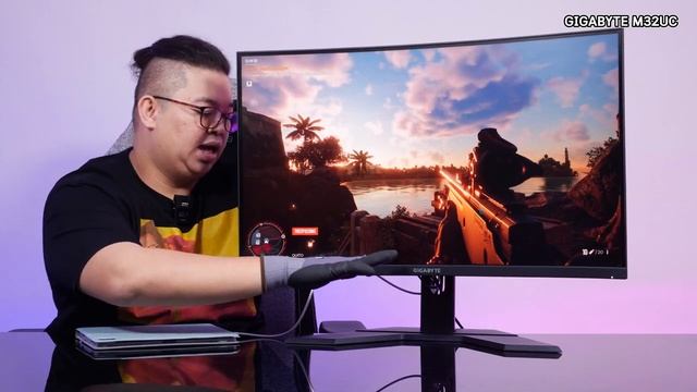 จอเกมโค้ง 32 นิ้ว 4K 144Hz ใหญ่เบิ้มๆ เต็มตาภาพคมชัด 123% sRGB รองรับ KVM смотреть онлайн