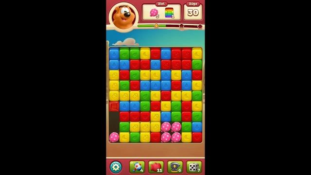 Toon Blast Level 73 ⭐⭐⭐ 2021 - Match 3 Puzzle Games NO BOOSTERS ? Android Gameplay #73 ✅