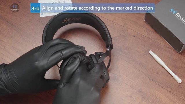 How to Replace Marshall Mid ANC Headphones Ear Pads / Cushions | Geekria смотреть онлайн