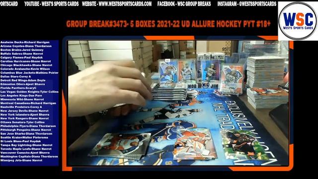 Group Break#3473- 5 BOXES 2021-22 UD ALLURE HOCKEY PYT #18+ NEW GOLDEN TREASURE BOUNTY AT $650+ смотреть онлайн