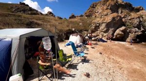 ГЕНЕРАЛЬСКИЕ ПЛЯЖИ. такой ЭКСТРИМ  запомним надолго! ЛУЧШАЯ БУХТА на всëм  ПОБЕРЕЖЬЕ КРЫМА.  2серия