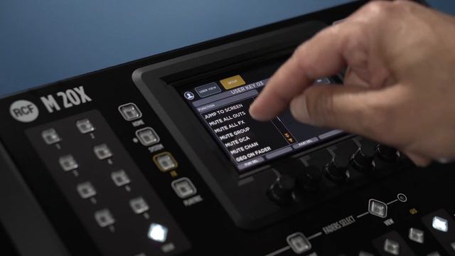 RCF M 20X DESKTOP DIGITAL MIXER - USER KEYS смотреть онлайн