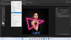 Neon Light Effect Photoshop Tutorial in Hindi