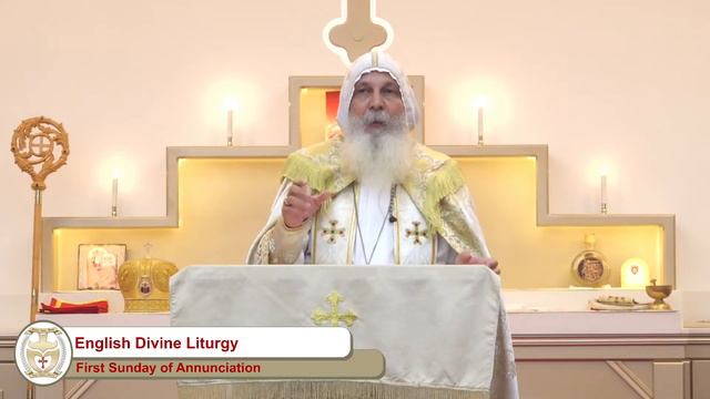 Divine Liturgy (English) | 12.12.2021 First Sunday of Annunciation смотреть онлайн