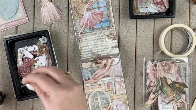 Мастер класс по созданию открытки из коллекции "Passion" от Stamperia смотреть онлайн