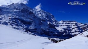 Grindelwald - Kleine Scheidegg 2061 m ü.M Switzerland... Walk and Train Journey views...